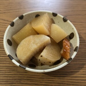 山芋と油揚げの煮物